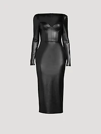 Blade Long-Sleeve Midi Dress