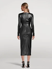 Blade Long-Sleeve Midi Dress