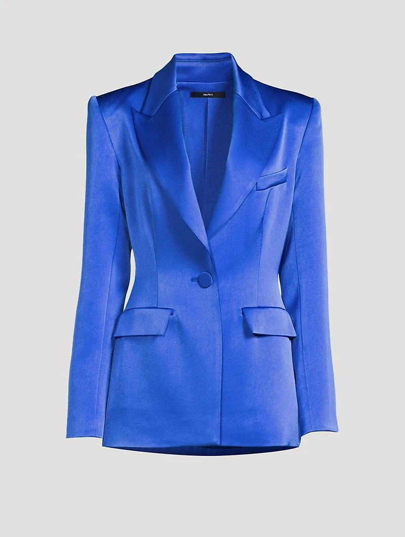 Aro Satin Crepe Blazer