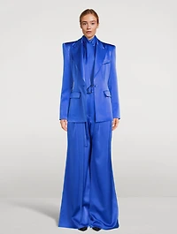 Landon Belted Wide-Leg Pants