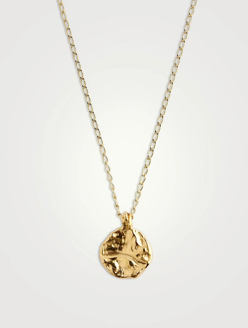 002 Classic Coin Pendant Necklace