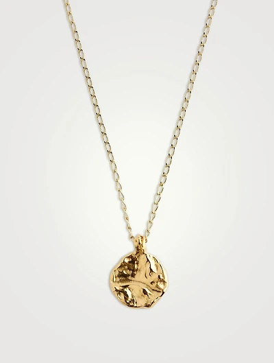 002 Classic Coin Pendant Necklace