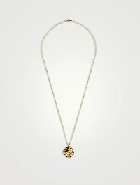 002 Classic Coin Pendant Necklace