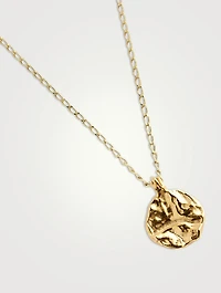 002 Classic Coin Pendant Necklace