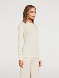 Jersey Wool Long-Sleeve T-Shirt