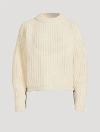 Chunky Wool Crewneck Sweater
