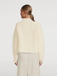 Chunky Wool Crewneck Sweater