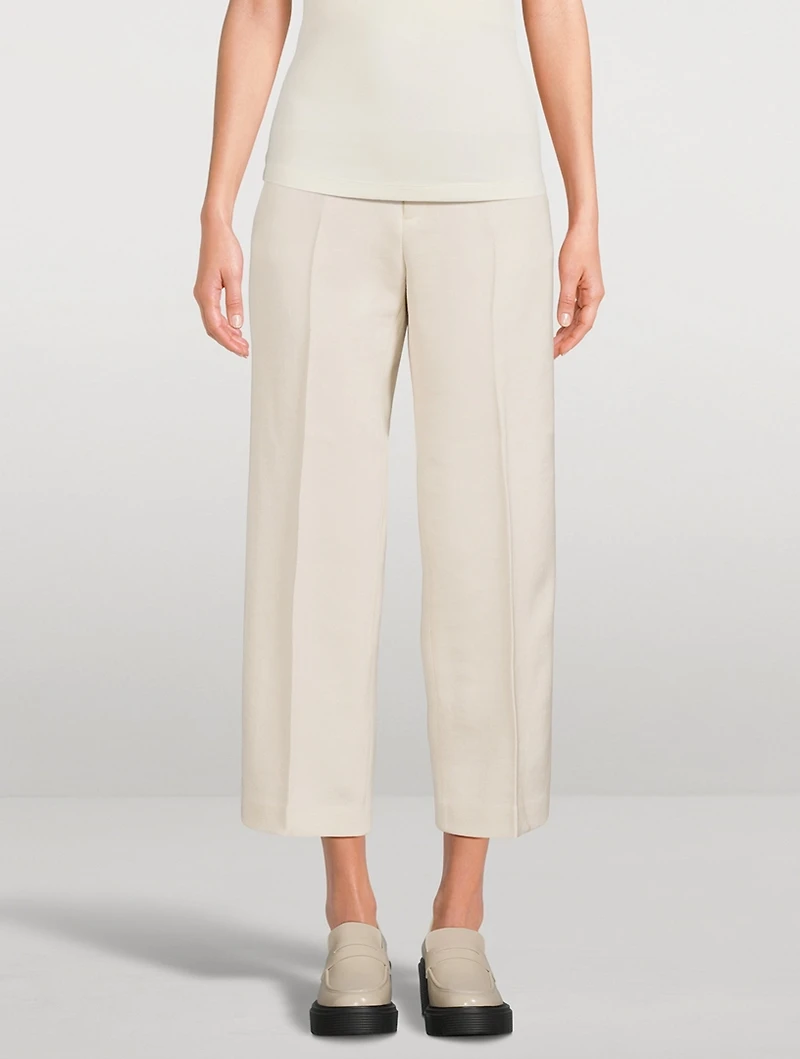 Cheval Wool Cropped Pants