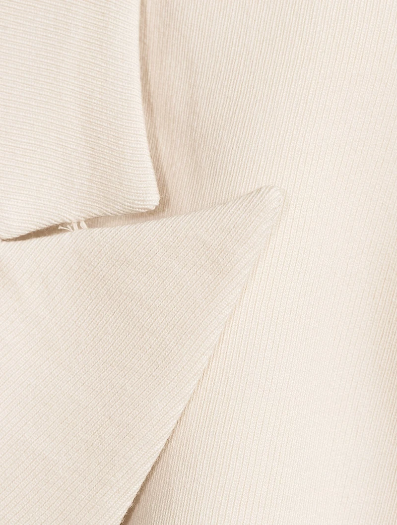 Cheval Wool Double-Breasted Suit Jacket