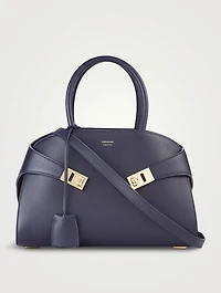 Small Hug Leather Satchel