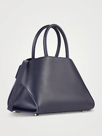 Small Hug Leather Satchel