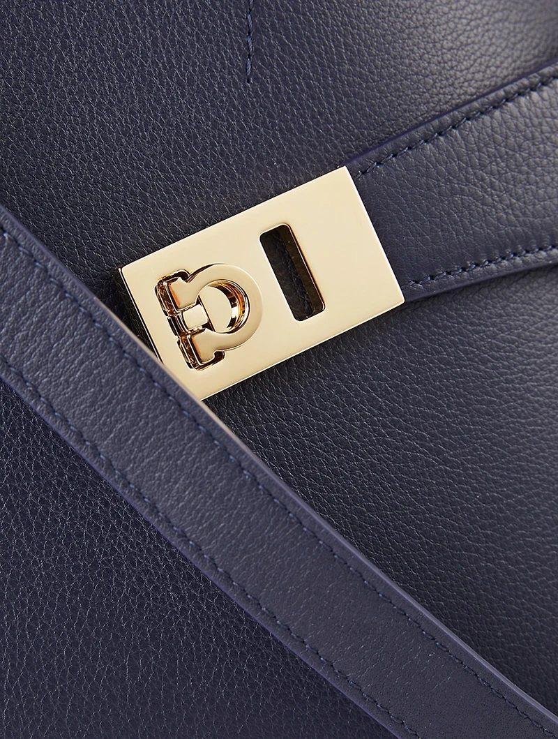 Small Hug Leather Satchel