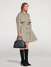 Small Hug Leather Satchel