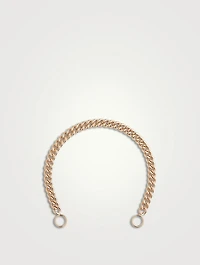 14K Gold Heavy Curb Chain Bracelet