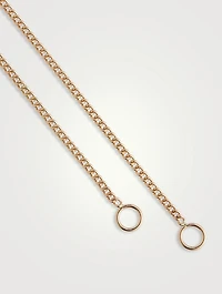 14K Gold Not So Heavy Curb Chain Necklace