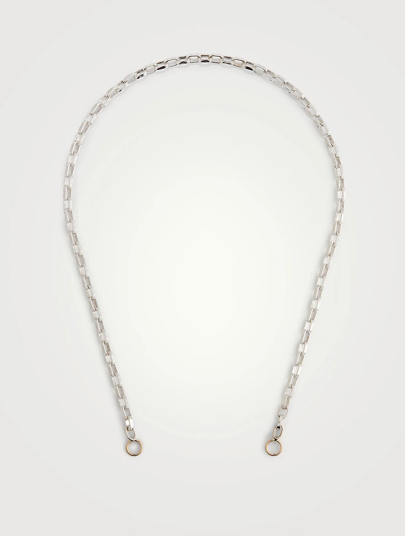 Sterling Silver Biker Chain Necklace