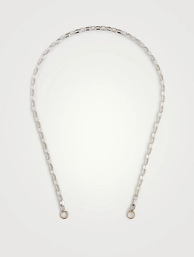 Sterling Silver Biker Chain Necklace