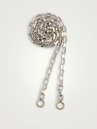 Sterling Silver Biker Chain Necklace