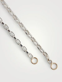 Sterling Silver Biker Chain Necklace