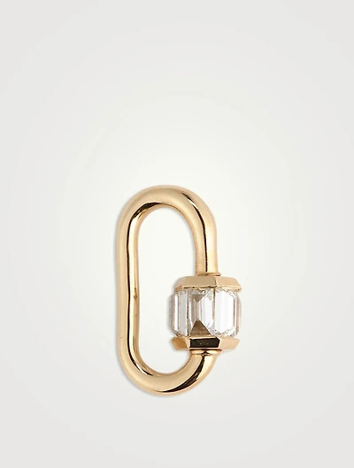 18K Gold Total Baguette Babylock With Diamonds