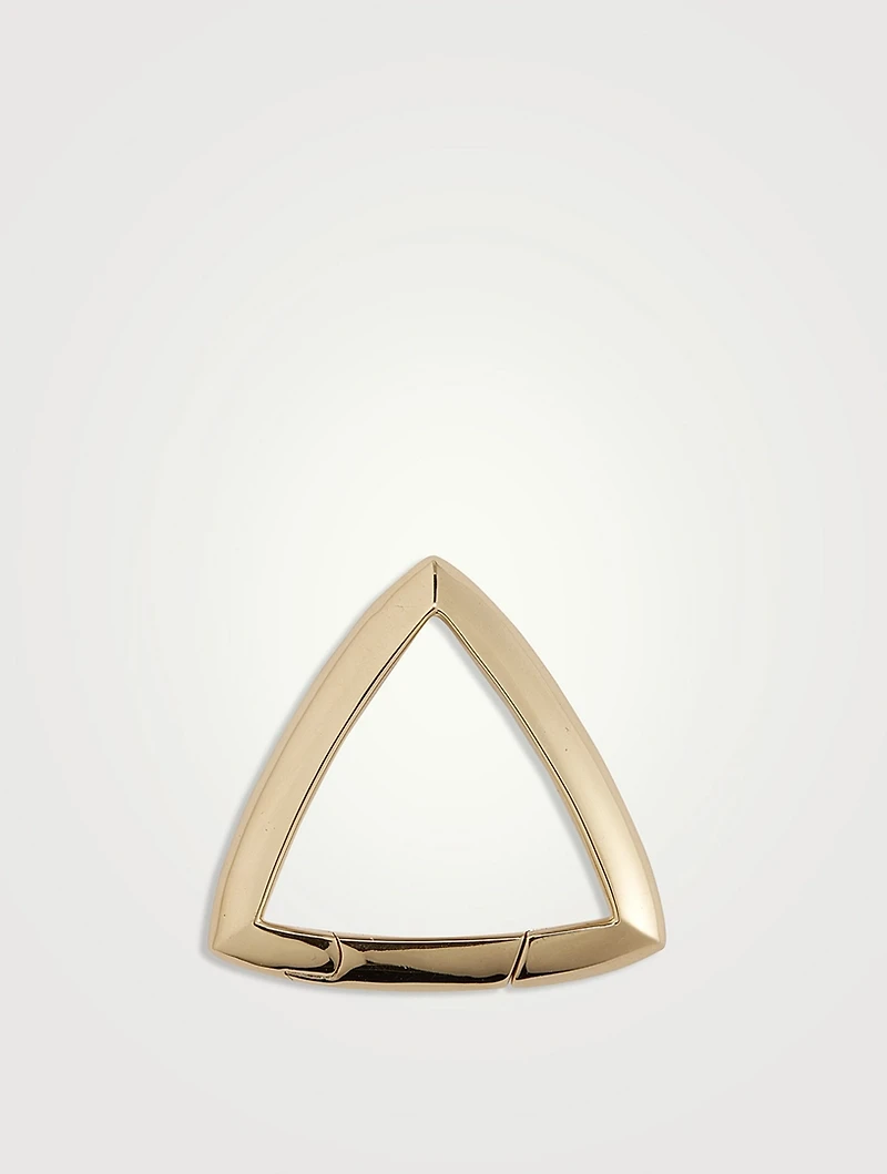 18K Gold Triangle Lock
