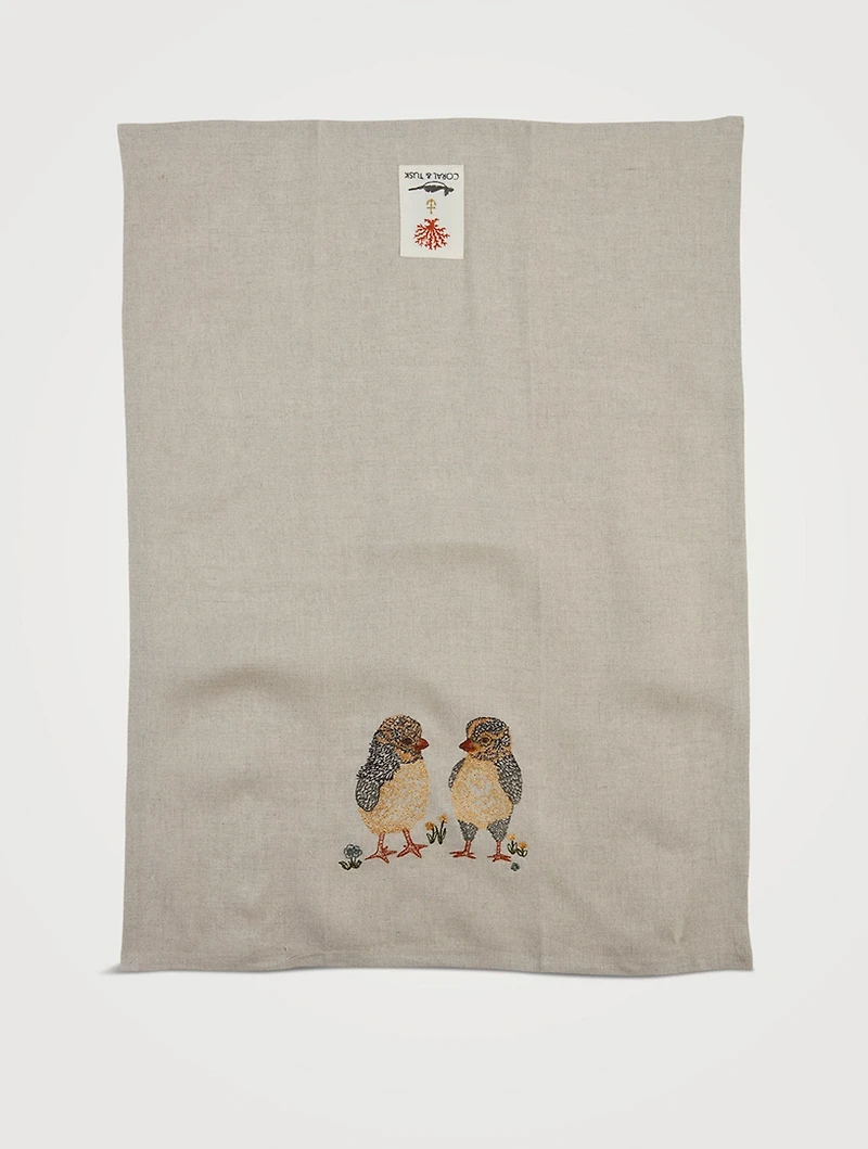 Baby Chickens Tea Towel