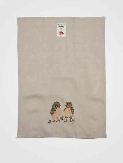 Baby Chickens Tea Towel