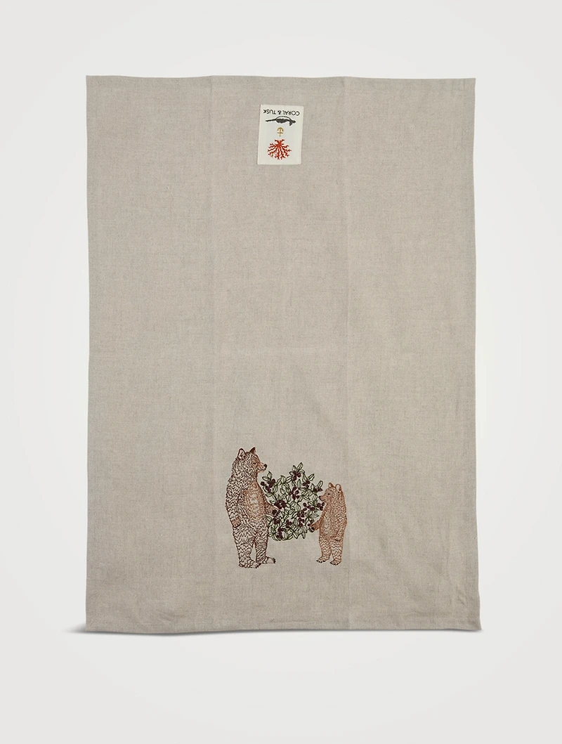 Briar Bears Tea Towel