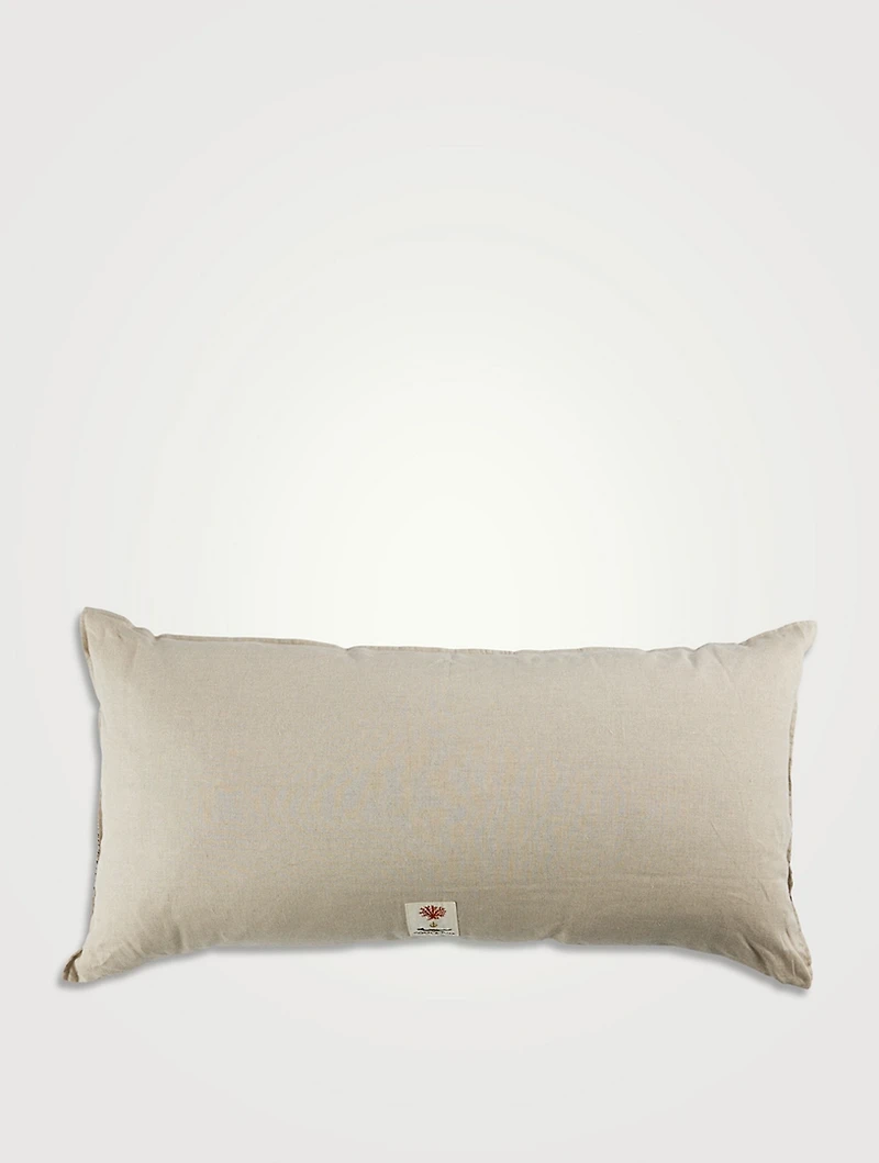 Large Feathers Lumbar Pillow
