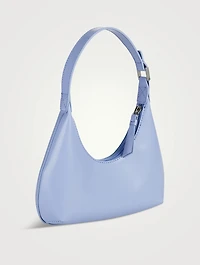 Baby Amber Semi-Patent Leather Shoulder Bag