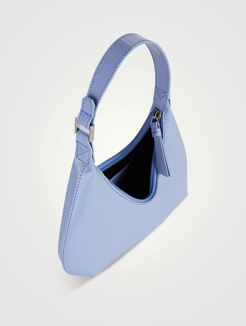 Baby Amber Semi-Patent Leather Shoulder Bag
