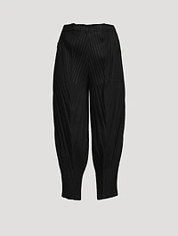 Linen Like Pleats Pants