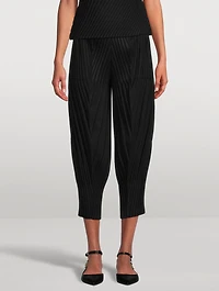 Linen Like Pleats Pants