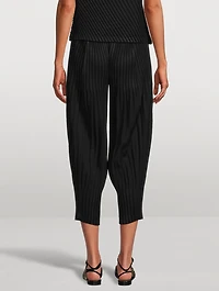 Linen Like Pleats Pants