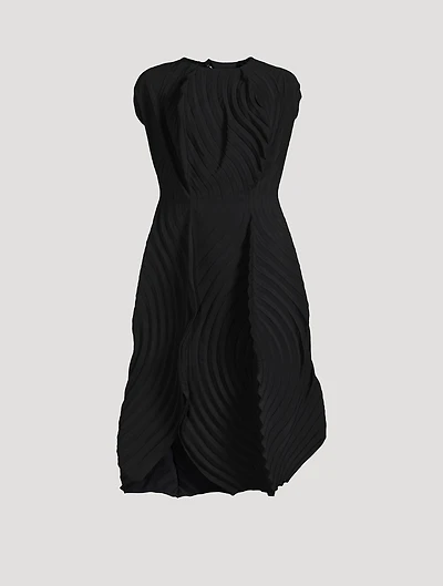 Resonant Pleats Midi Dress