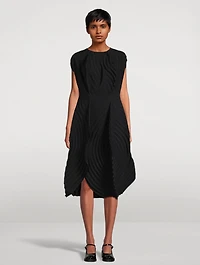 Resonant Pleats Midi Dress