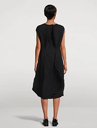 Resonant Pleats Midi Dress