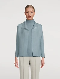 Wooly Pleats Cardigan