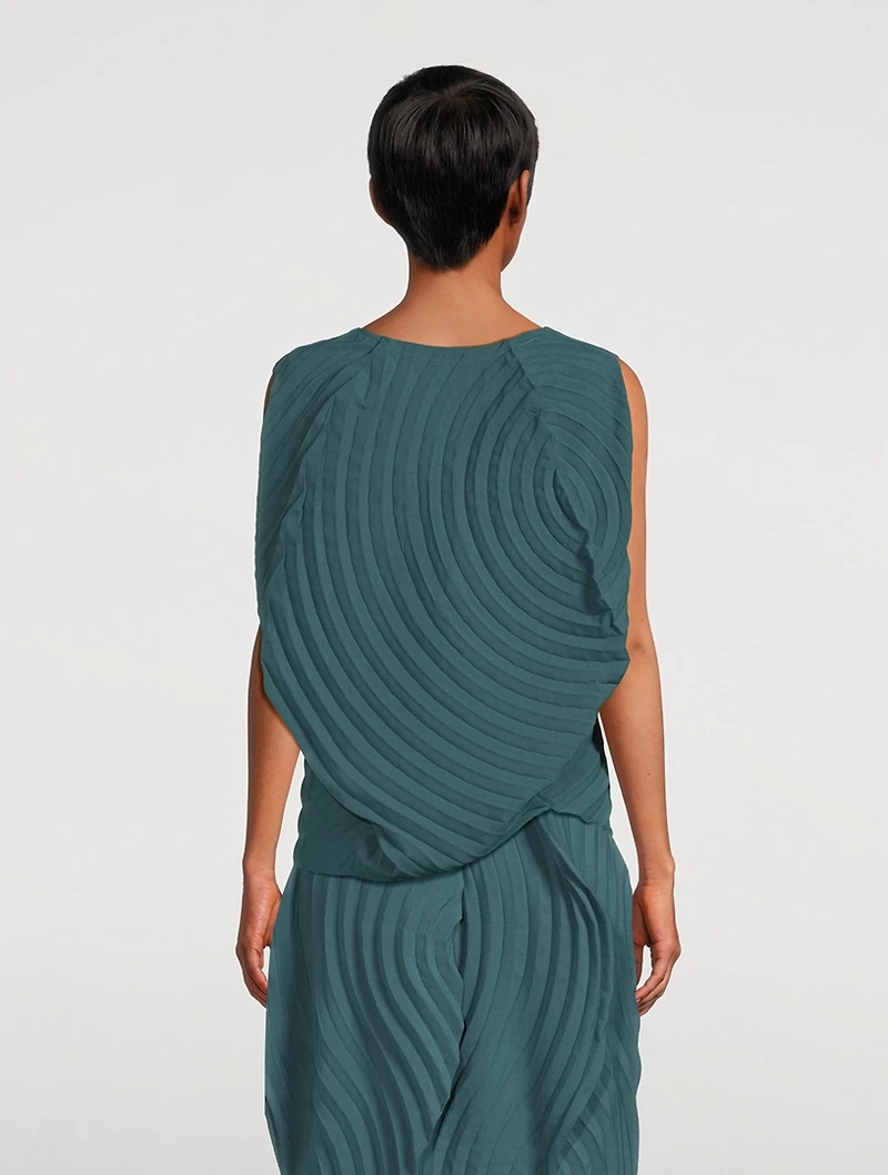Resonant Pleats Top