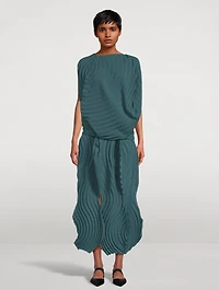 Resonant Pleats Top