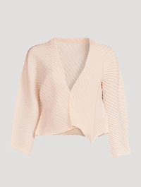 Plaster Pleats Cardigan