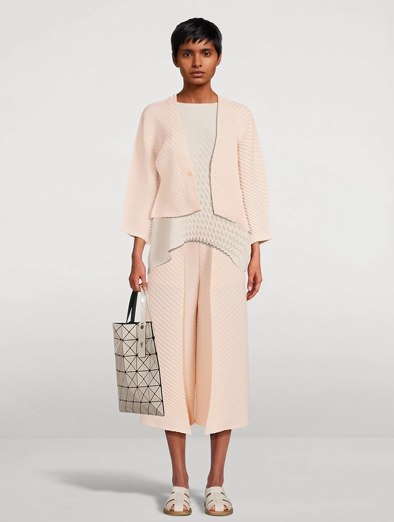 Plaster Pleats Cardigan