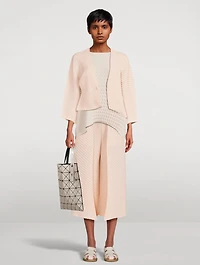 Plaster Pleats Cardigan