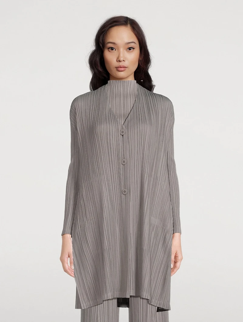 Mellow Pleats Cardigan