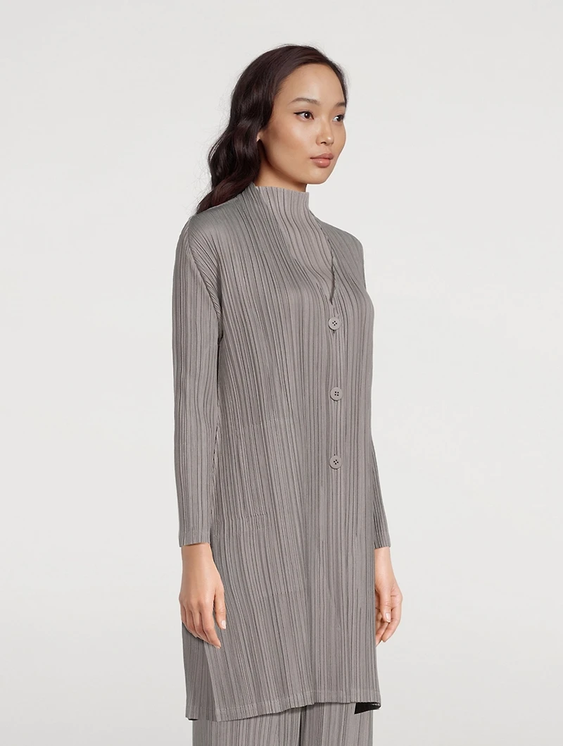 Mellow Pleats Cardigan