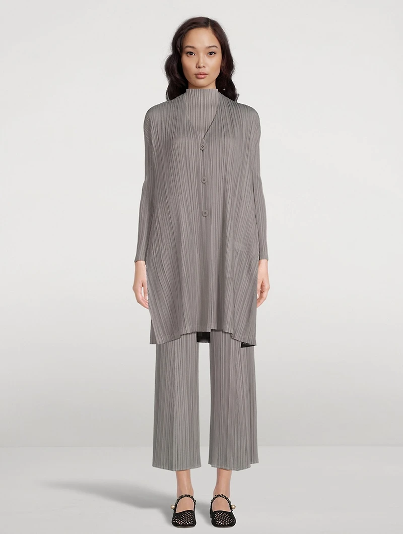 Mellow Pleats Cardigan