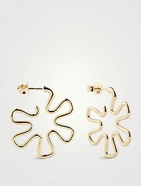 Small 9K Gold B Earrings