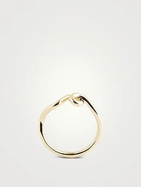 9K Gold Wave Stacking Ring
