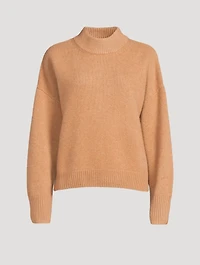 Super Luxe Cashmere Mockneck Sweater