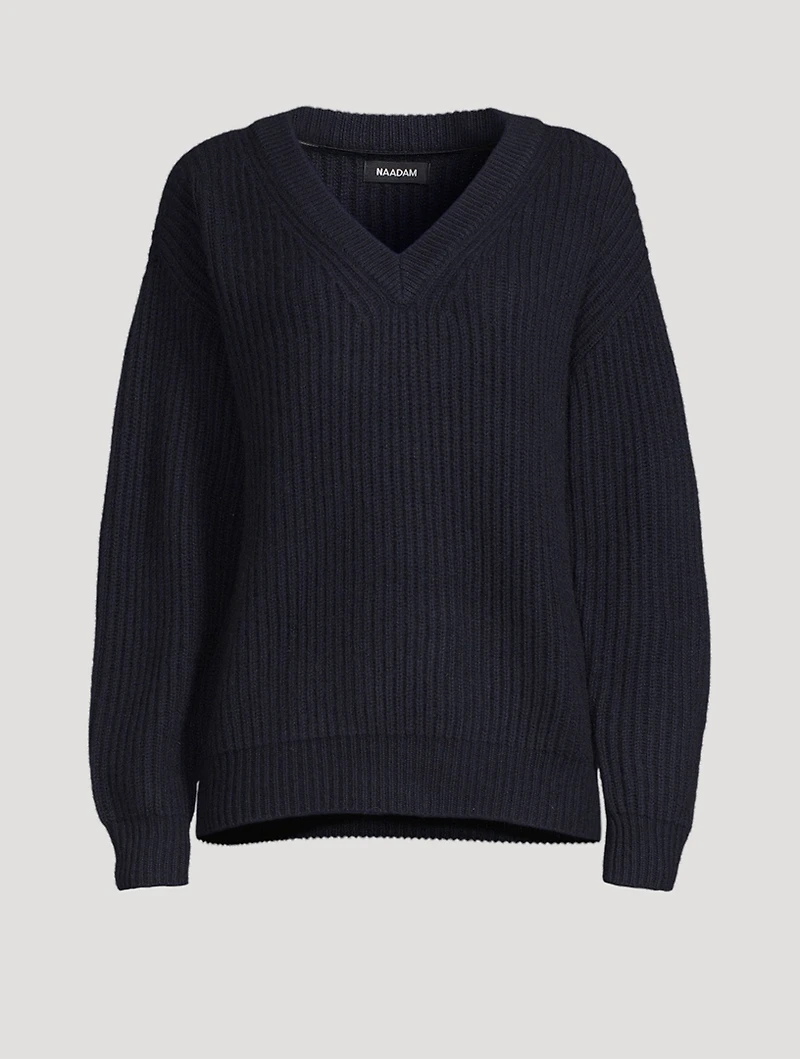 Super Luxe Cashmere Fisherman Sweater